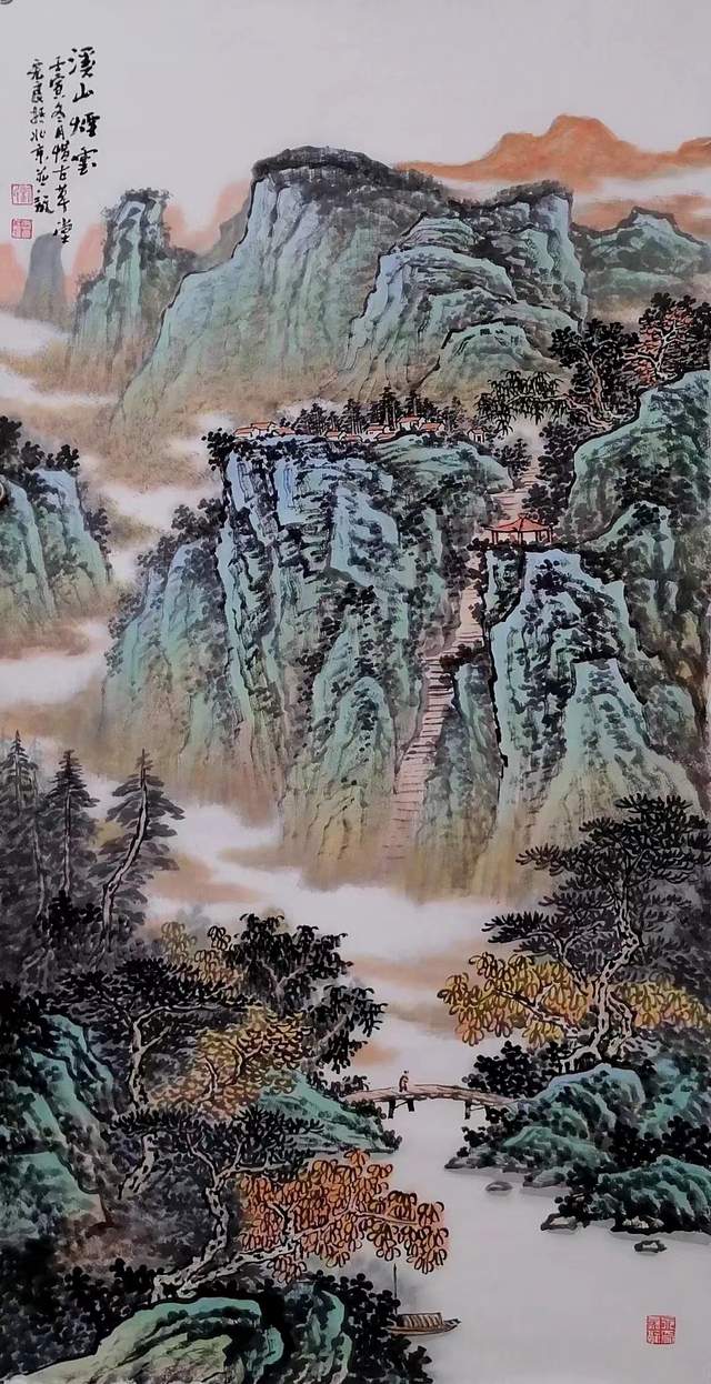 著名书画家刘宏良——笔墨书心书画精品鉴赏_石齐_中国_山水