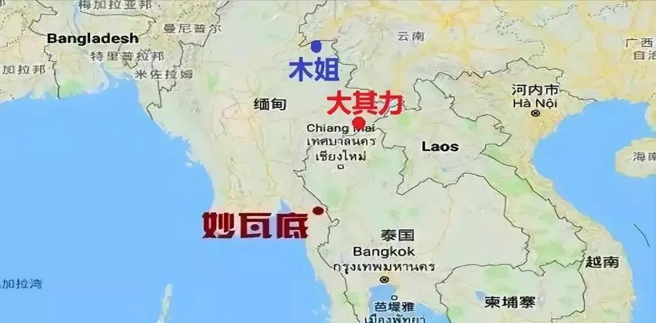 克伦邦地图图片