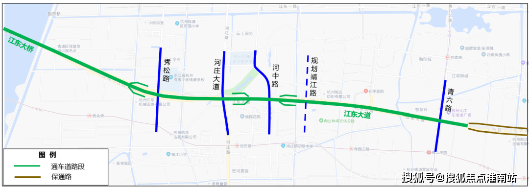 2022年8月20日上午10點,錢塘快速路(東湖高架路至23號大街)開通試運行