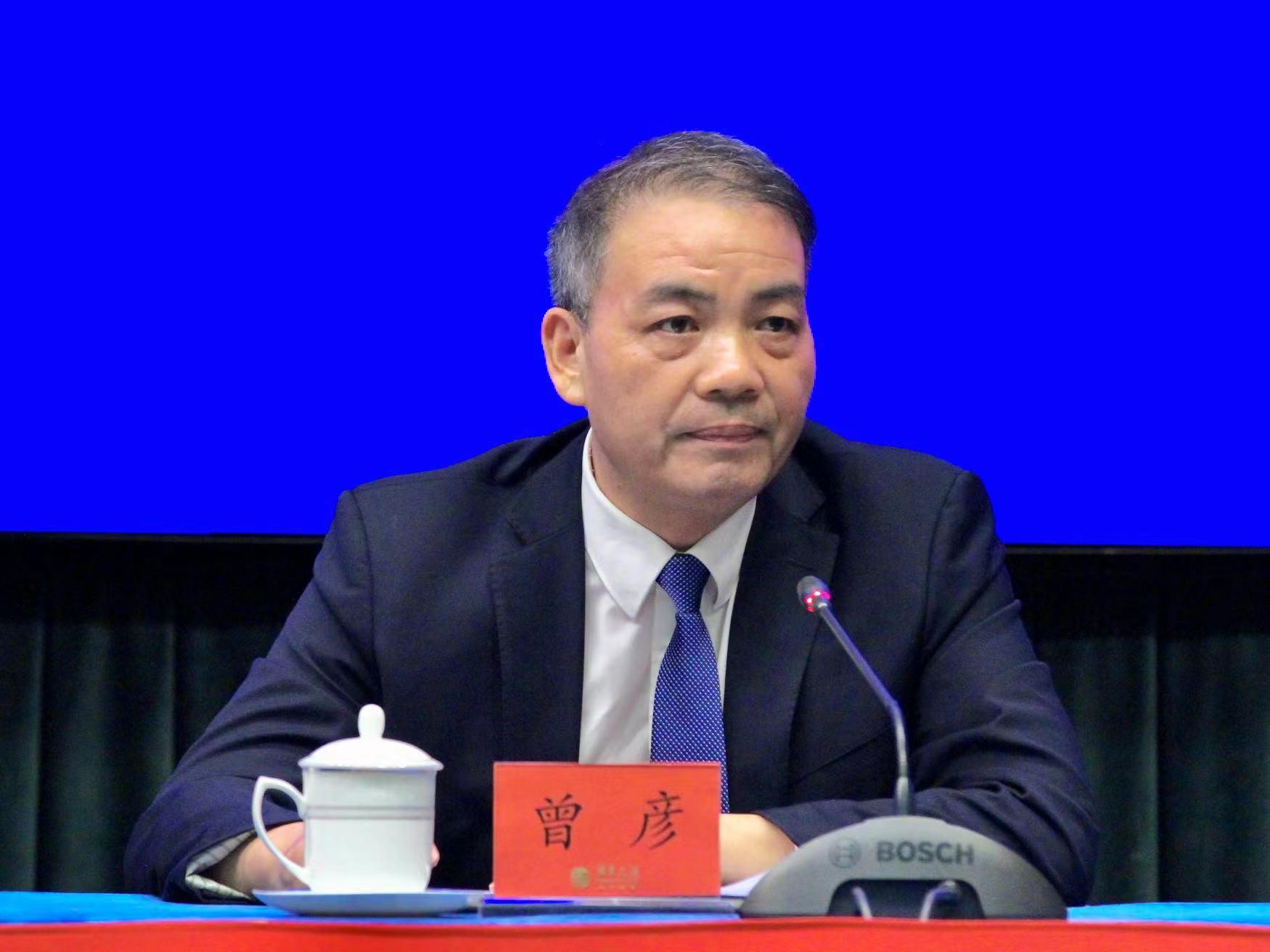 (孙磊 摄)广东省财政厅二级巡视员曾彦在谈及财政部门如何支持养老