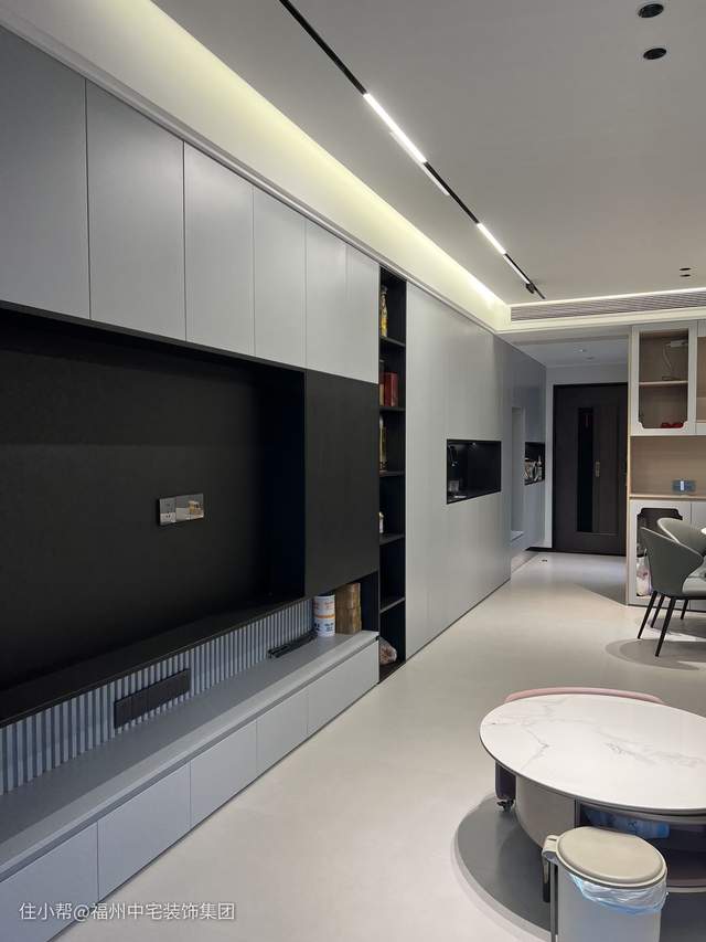 双眼皮悬浮吊顶 | 打造视觉亮点与空间层次感.福州中宅装饰,福州装修