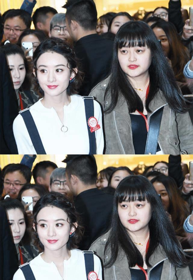 原创赵丽颖的"人群照"被疯传,肤色比路人白几个度,这颜值真实存在?