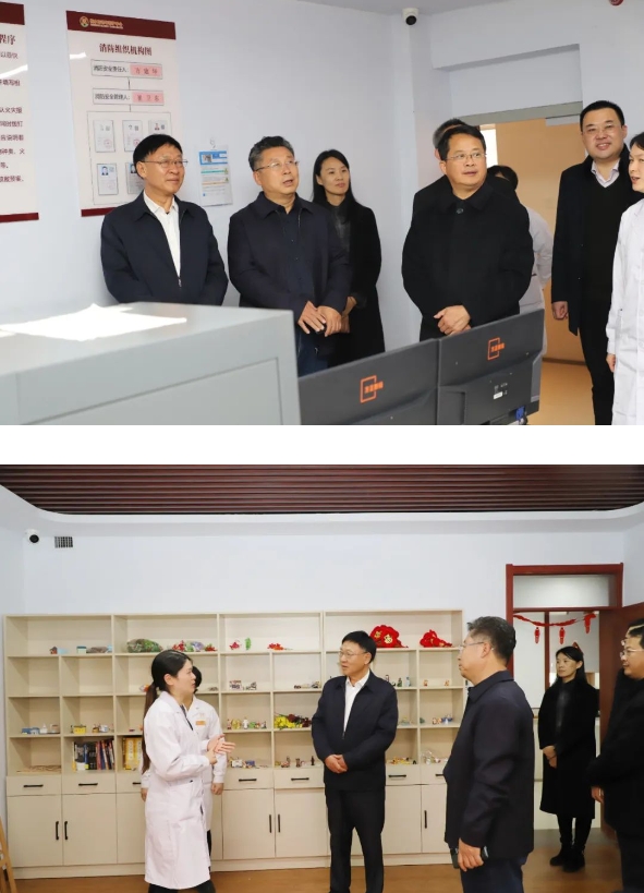 河北省委老干部局领导到衡水市老年养护中心调研