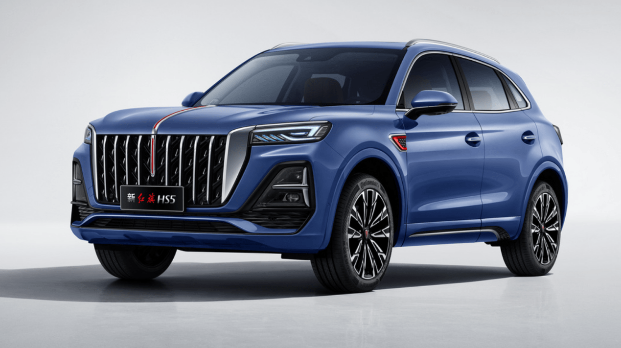 坦克一样安全硬核!新红旗hs5极限车测试显豪华实力