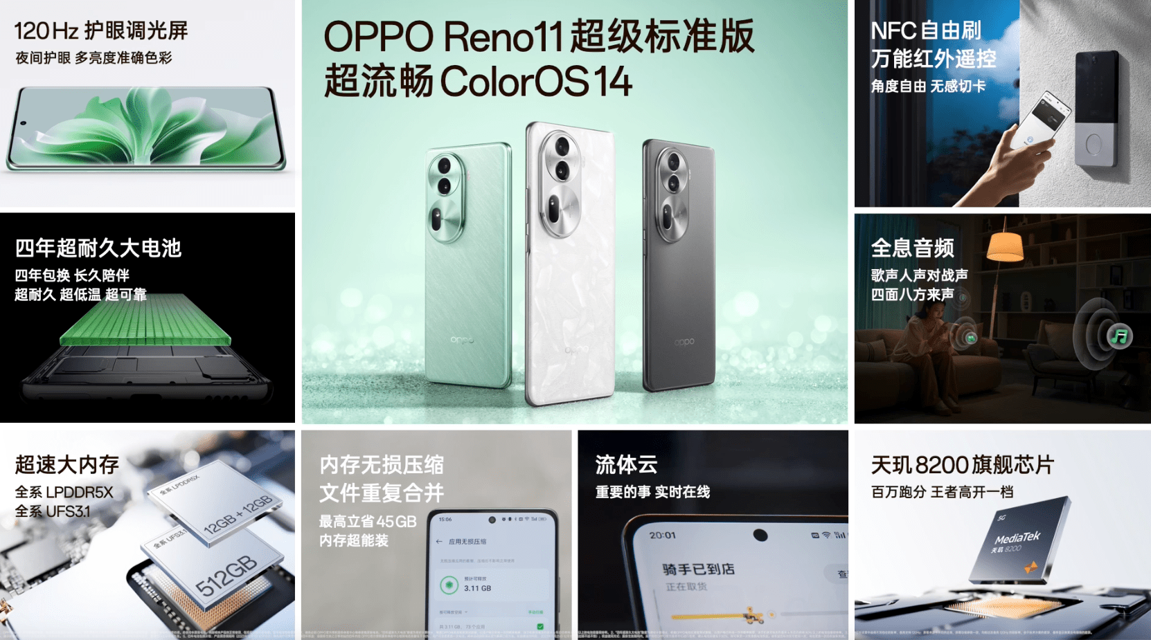 oppo reno11系列2499元起,质感大片随手拍_的设计_宝石_影像