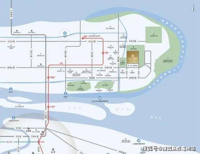 軌道交通崇明線給陳家鎮直接帶來了極大的利好,在陳家鎮城鎮圈接連