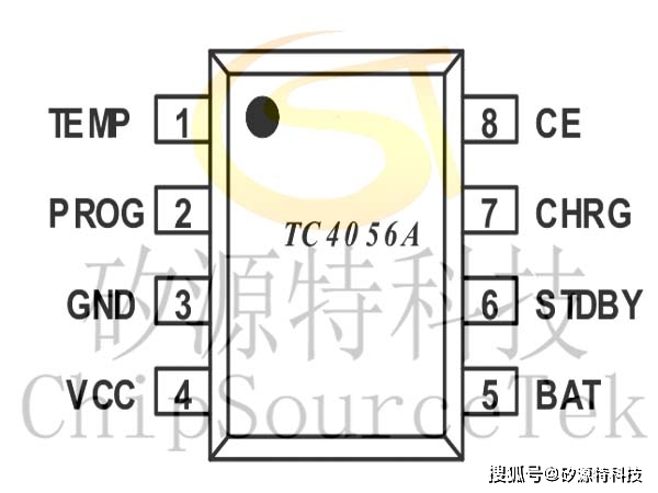 矽源特chipsourcetek-tc4056a是一款功能齐全,高效便携的锂离子电池