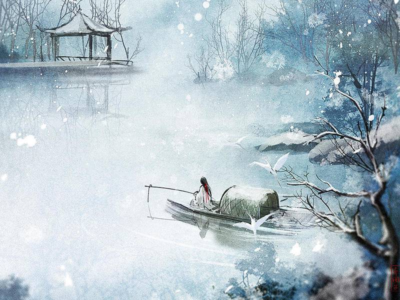 十五首关于暮雪的古诗词,雪花如席压炊烟,万籁无声