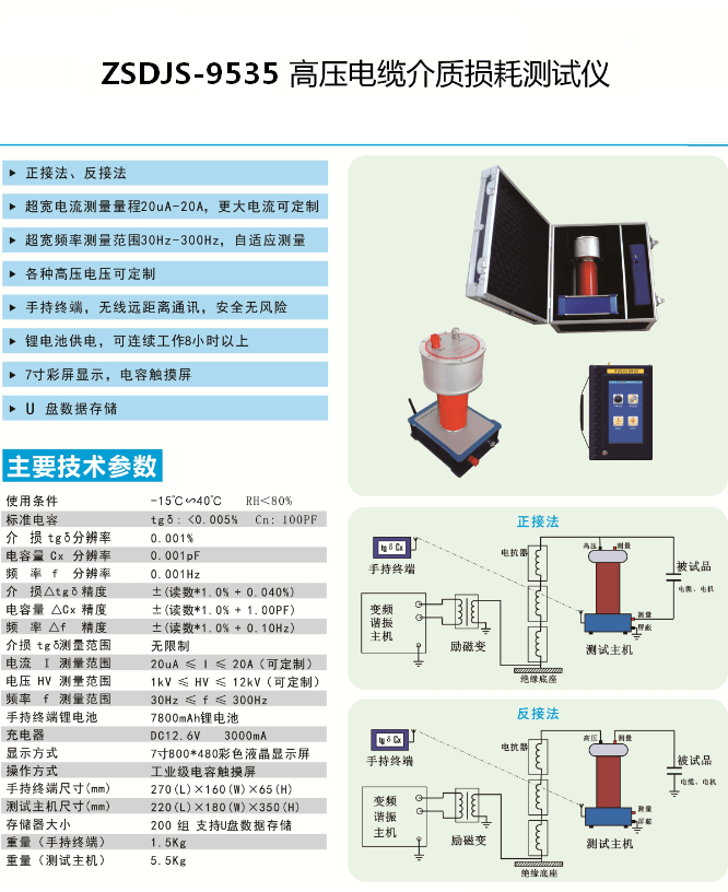 35kv高壓電纜介損老化狀態測量儀_電流_損耗_電壓