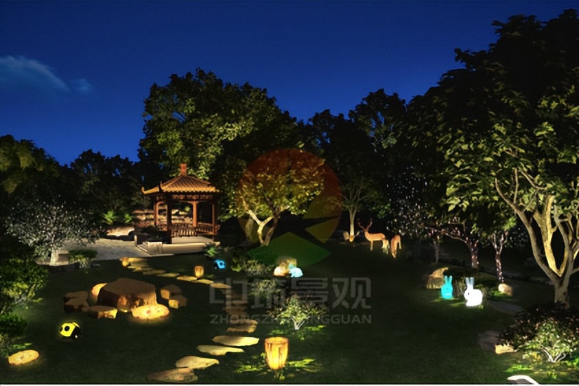 社区景观照明亮化如何丰富夜生活?|深圳中筑景观亮化_人们_灯光_环境