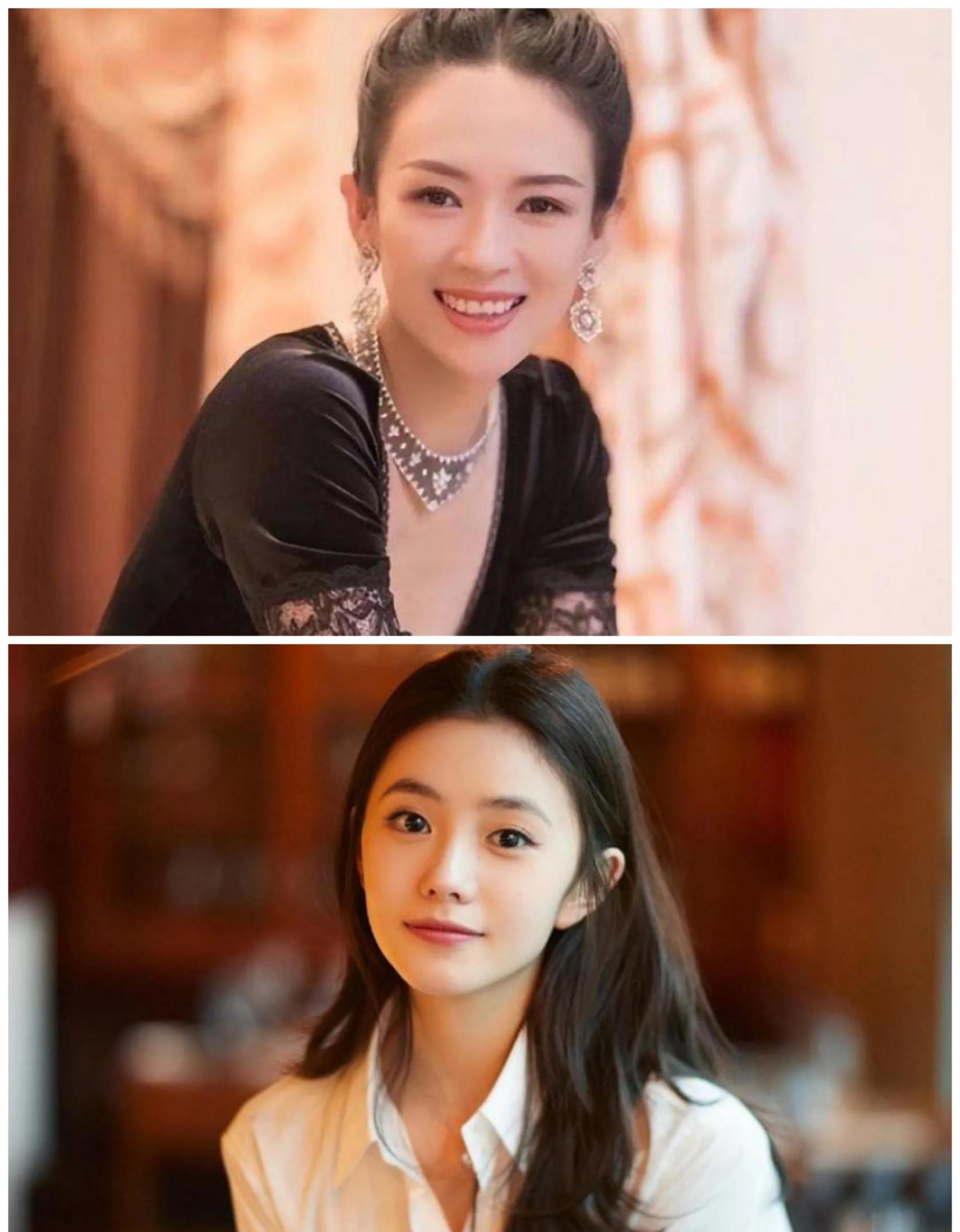 明星同框合照,"头小"成赢家,倪妮脸大吃亏,董洁一脸疲倦_杨紫_五官