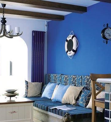 蓝色海洋世界,用色调告诉你家装的技巧,你学会了吗?