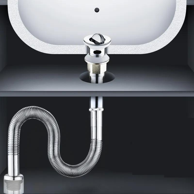 直接插进下水道,用玻璃胶密封好;一种不带存水弯的,就先把软管弯成回