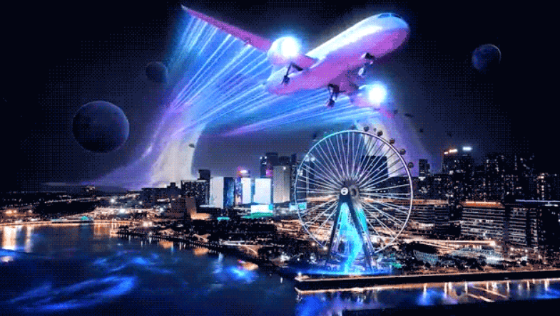 ar灯光秀:用数字烟花的思路,把文旅行业玩出花_城市_宝安_文化