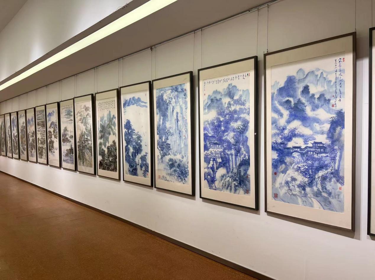 《王福元中国画展》在炎黄艺术馆隆重开幕_中国商务部_文化_江南