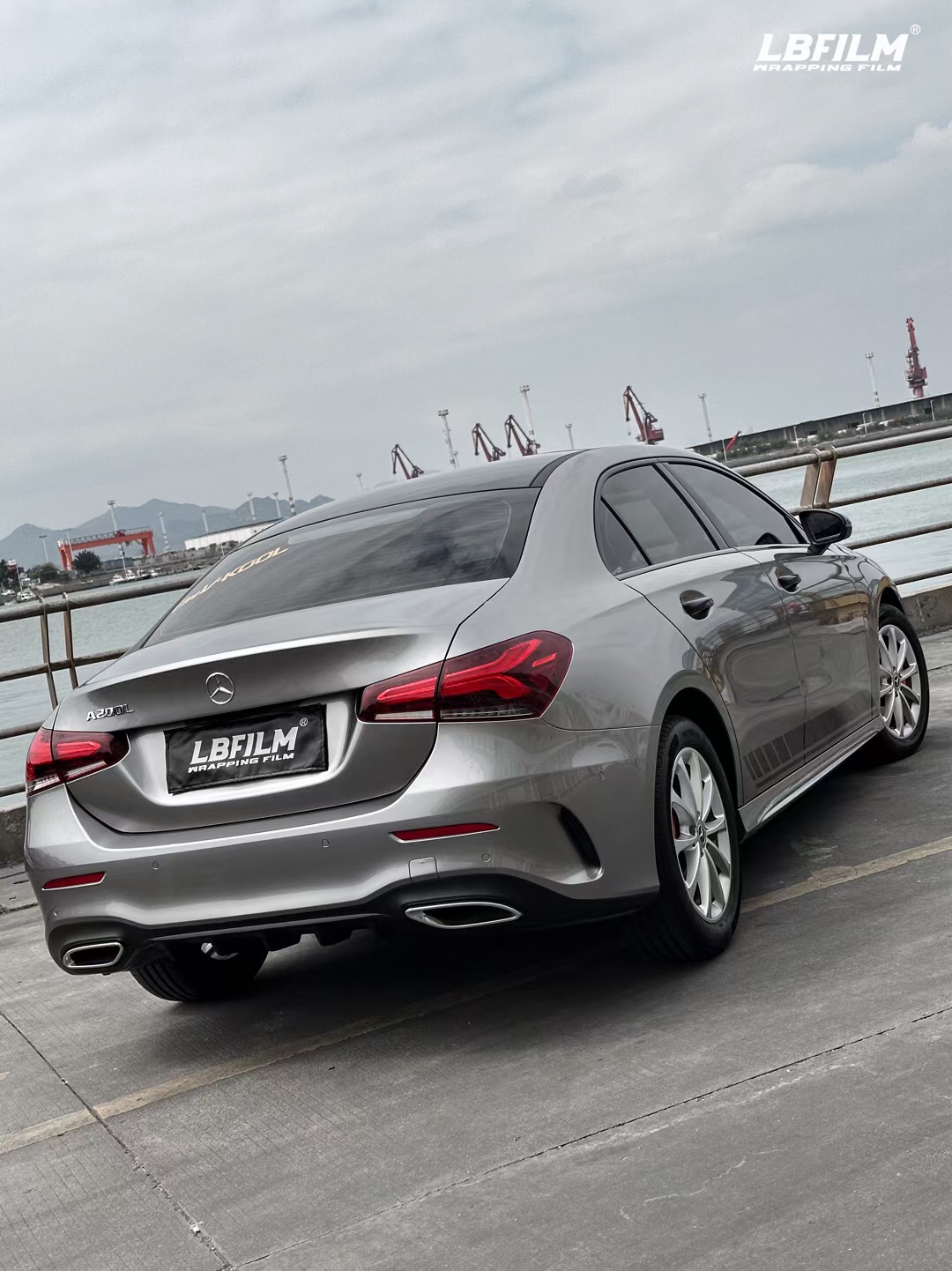 奔驰a200-lb改色膜液态金属银,低调而有奢华_搜狐汽车_搜狐网