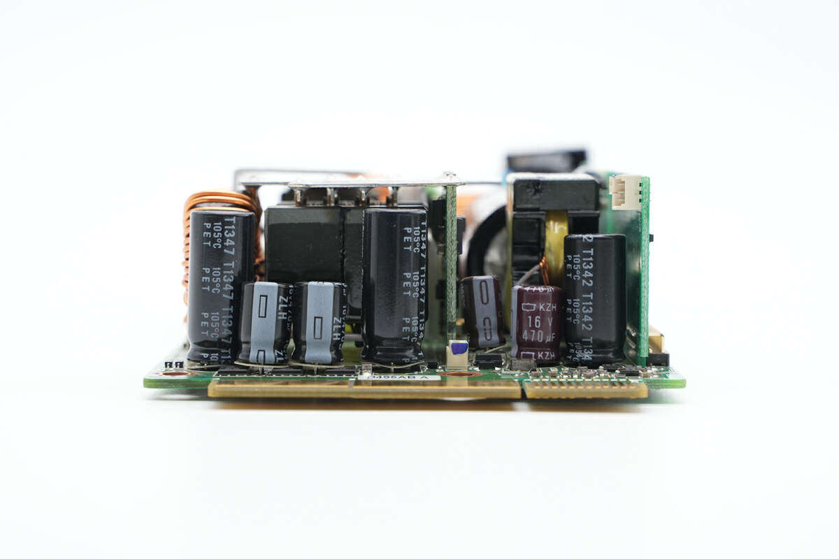 白金牌效率内部做工用料果然很赞,戴尔495w服务器电源拆解_焊接_型号