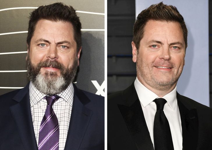 ed sheeran,去掉胡子之后,反若两人啊!10.没有胡子的亚当·莱文?11.