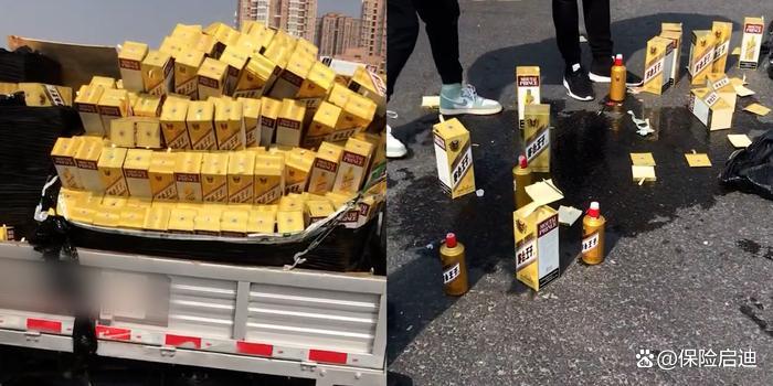 雨雪路滑,行车需谨慎——五菱汽车上竟是一车茅台,悔不当初_林某_故事