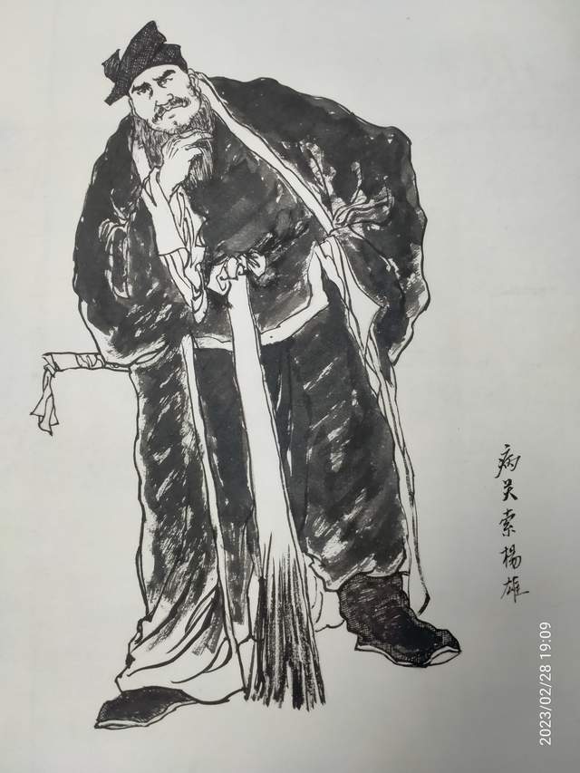 著名画家张敏——2024龙年元旦鉴藏推荐水浒白描人物作品鉴赏