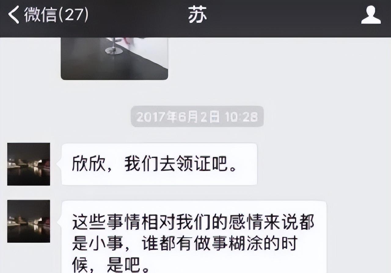 聊天记录两个人重修旧好,在6月6日那天还是如期举行了婚礼.