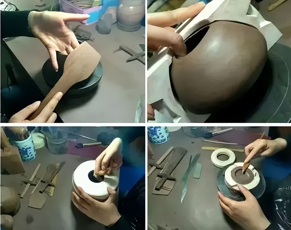 你知道紫砂壶的成型方式有哪些吗?_模具_全手工_手拉