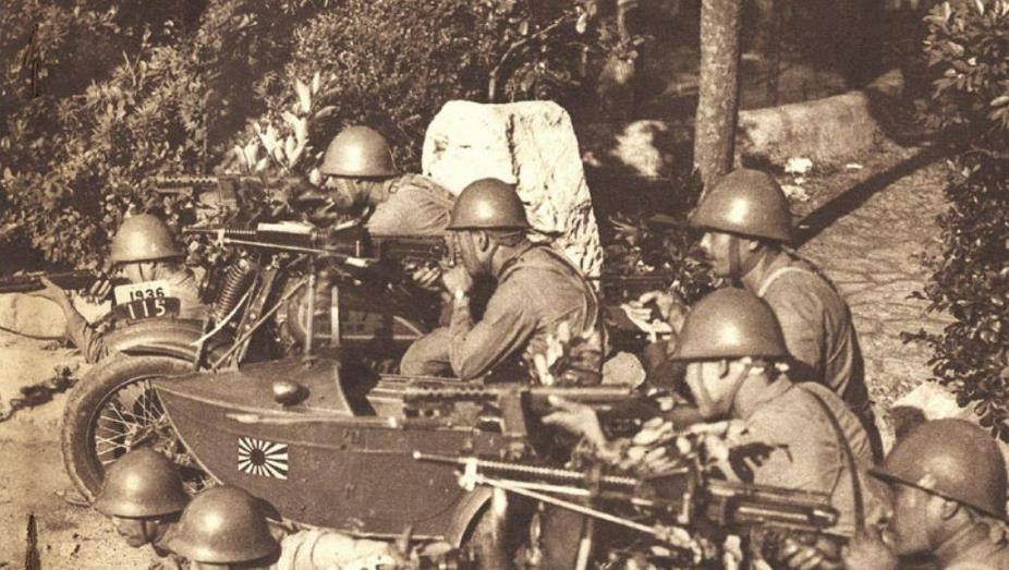 1938年中日血战潼关,日方不远万里调来重炮,却遭德式炮毁灭打击_日军