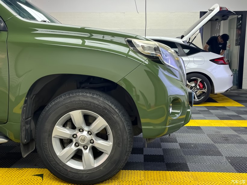 g2改色膜丨丰田普拉多改色 - pet装甲绿_搜狐汽车_搜狐网