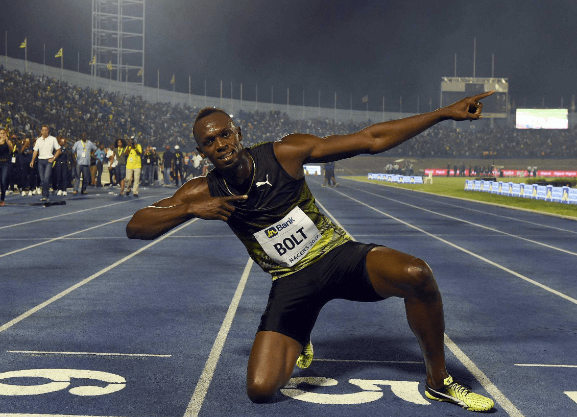 跑步时摆动频率太低,所以没有人相信博尔特会在短跑方面做出什么成绩