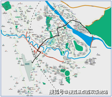 景洪市最新公交線路圖_大道_市場_版納