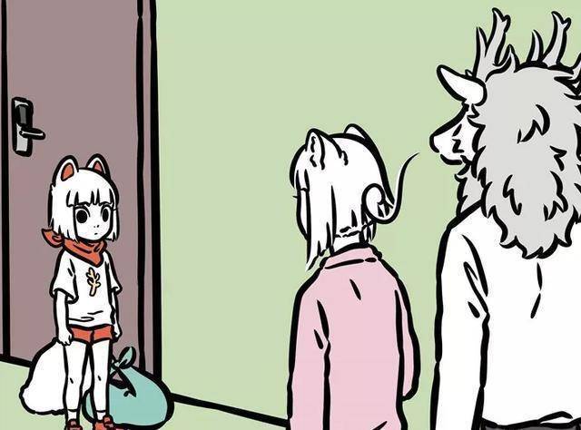 作品中她的cp还蛮多的,关于她的小故事也特别多,最新一话的《非人哉》