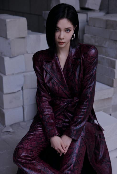 elle时尚盛典:金晨蓝眼妆优雅精致,纳兰黑金喉造型惊艳