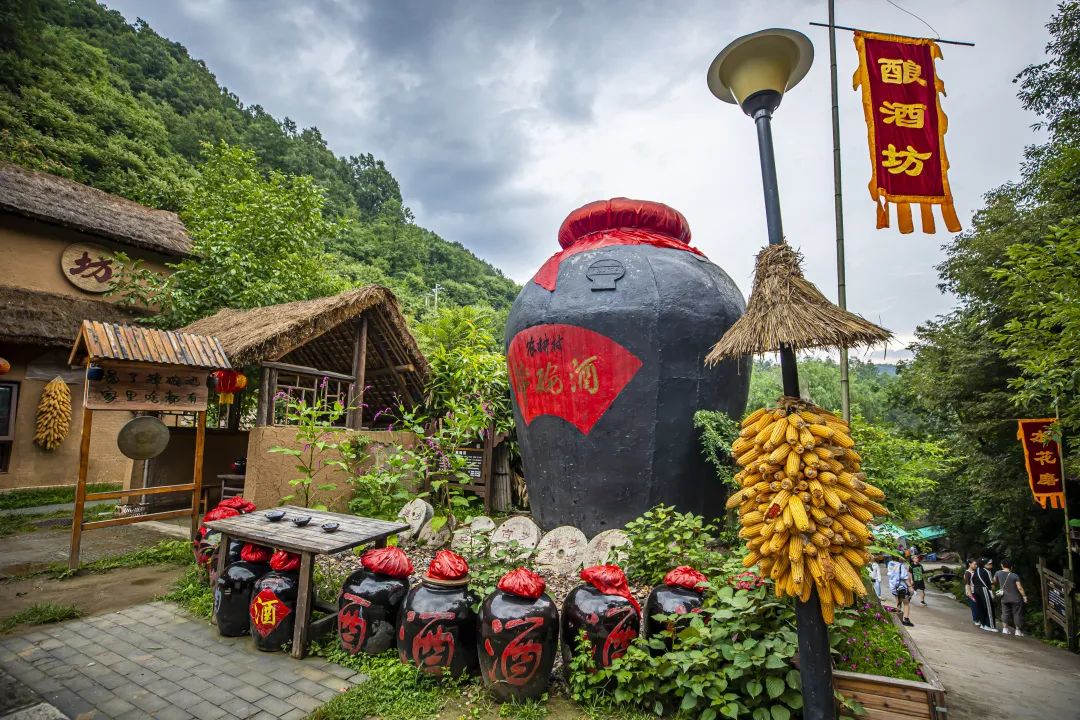 酿酒坊老醋坊狼戴南区必打卡菩提树飞虹瀑布泄愤崖瀑布双叠瀑布金鸡谷