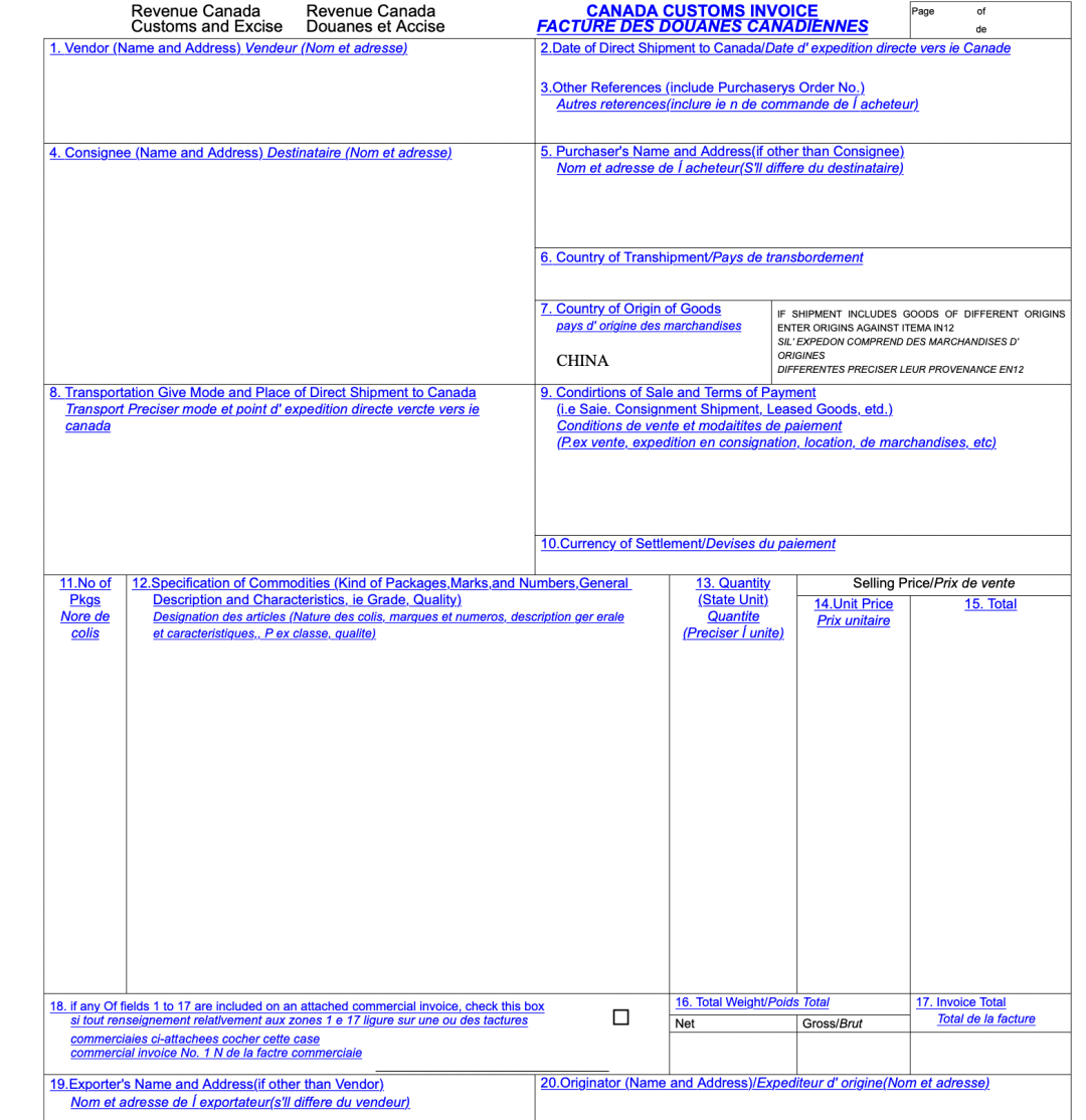 14類外貿常用單證模板,記得收藏_發票_貨物_合同