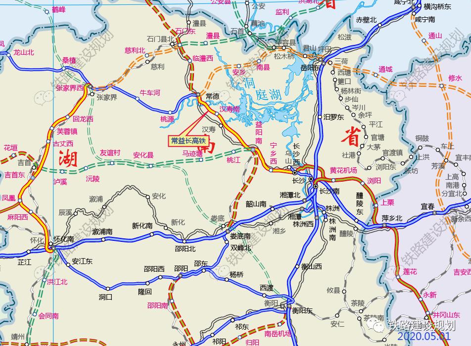 湖南铁路线路图高清图图片