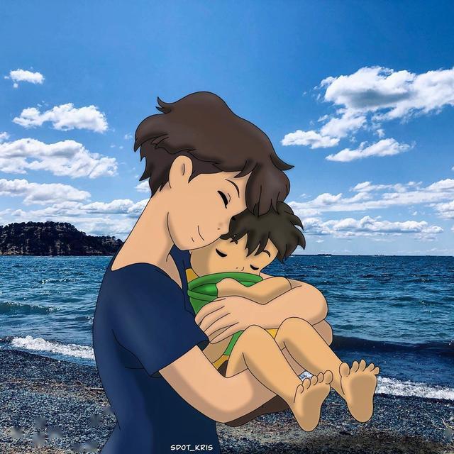 【宫崎骏动漫背景图】当动漫人物来到现实世界