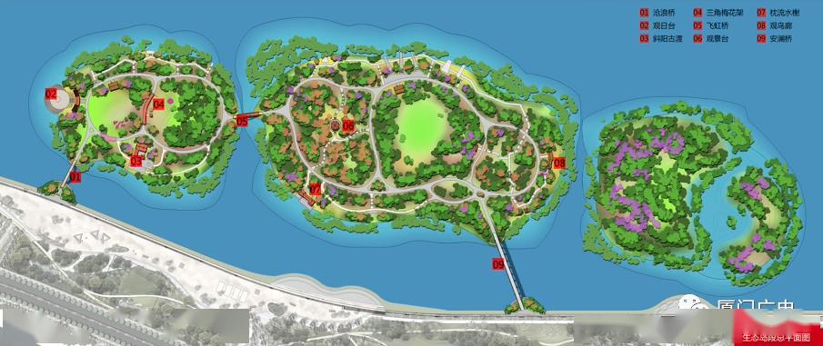 厦门将新增市花市树市鸟三个人工生态岛今年国庆开放就在