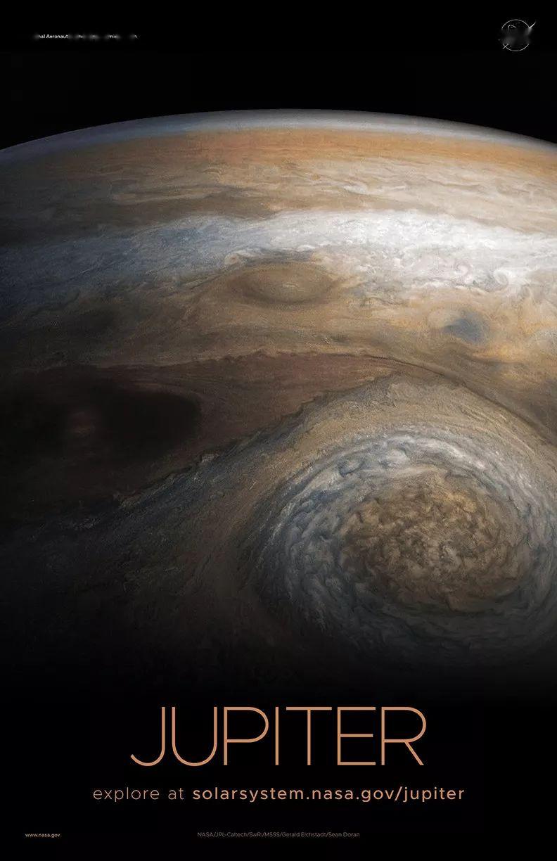 nasa发布的太阳系天体海报张张皆可做壁纸
