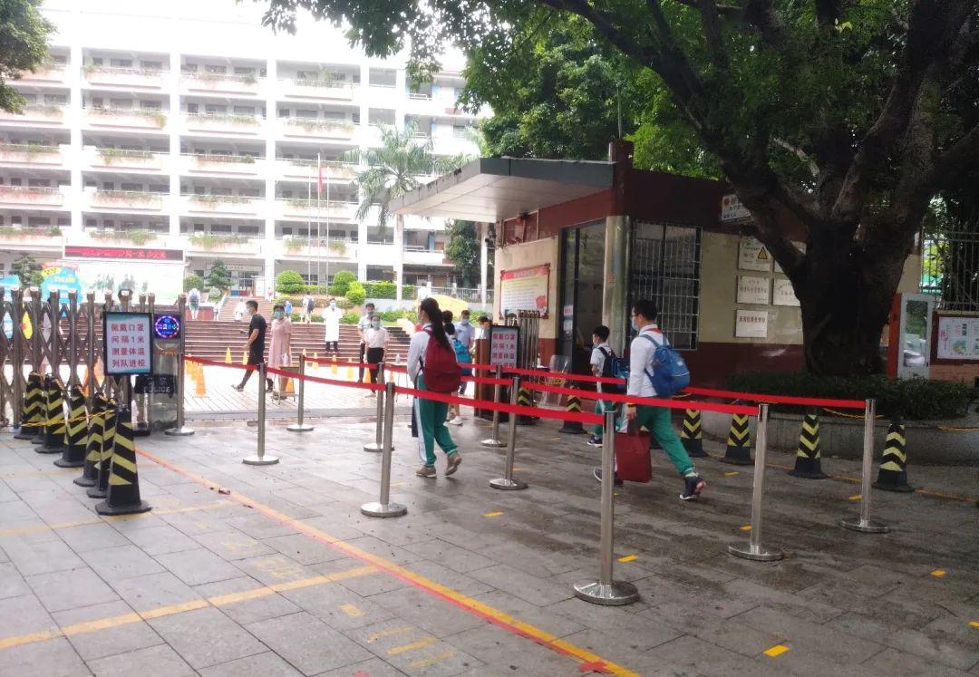 点亮活力校园,棠下小学同学们安全返校啦!