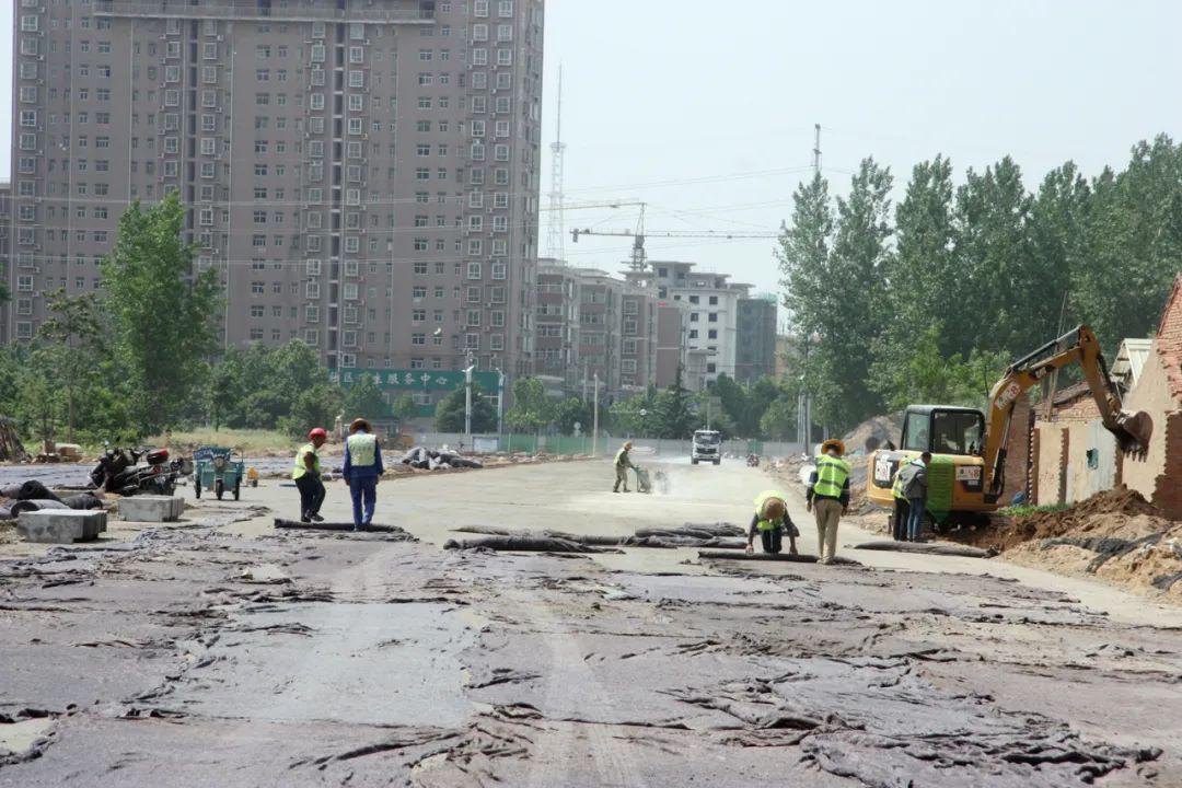 永城又一条南北路正在施工