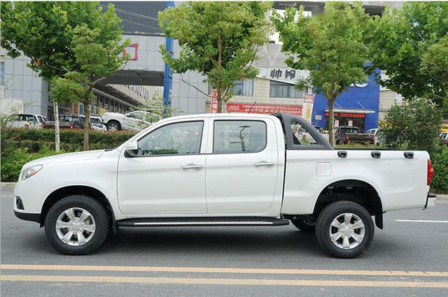 帅铃t6柴油国六平底货箱皮卡上市不足10万6mt分时四驱