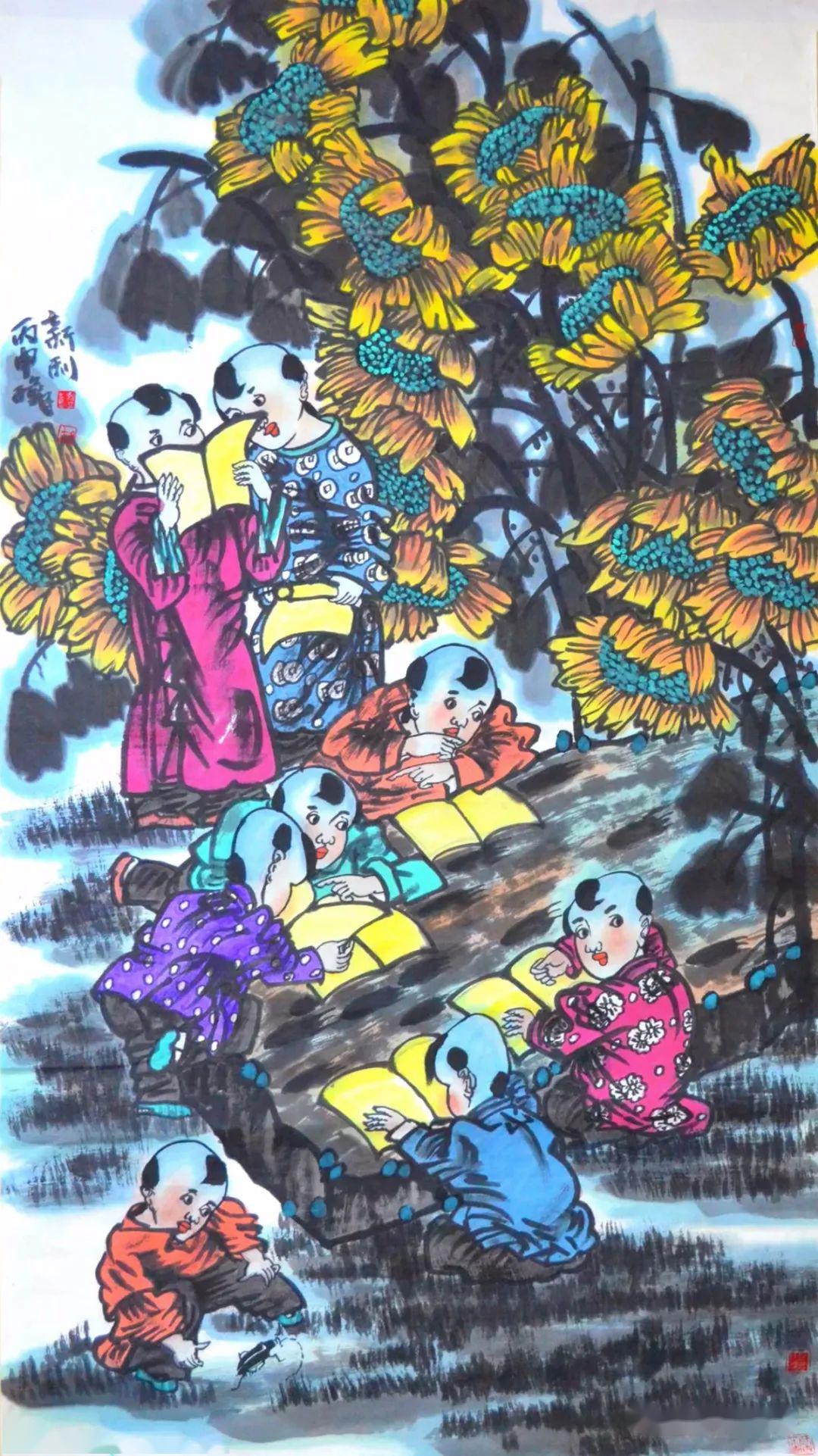 东方艺坛▎绘画风格独特新颖艺术神韵飘渺不绝画家胡新利作品赏析