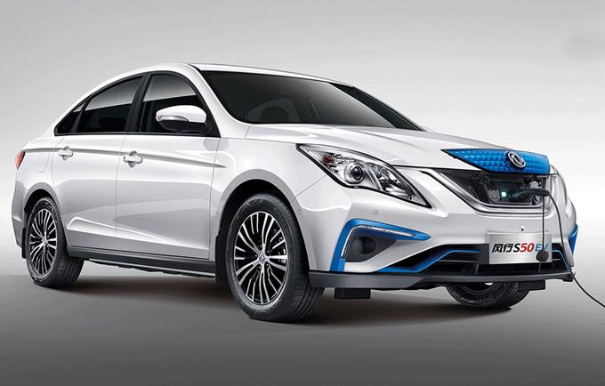 东风风行新款景逸s50纯电版实拍配比亚迪电池