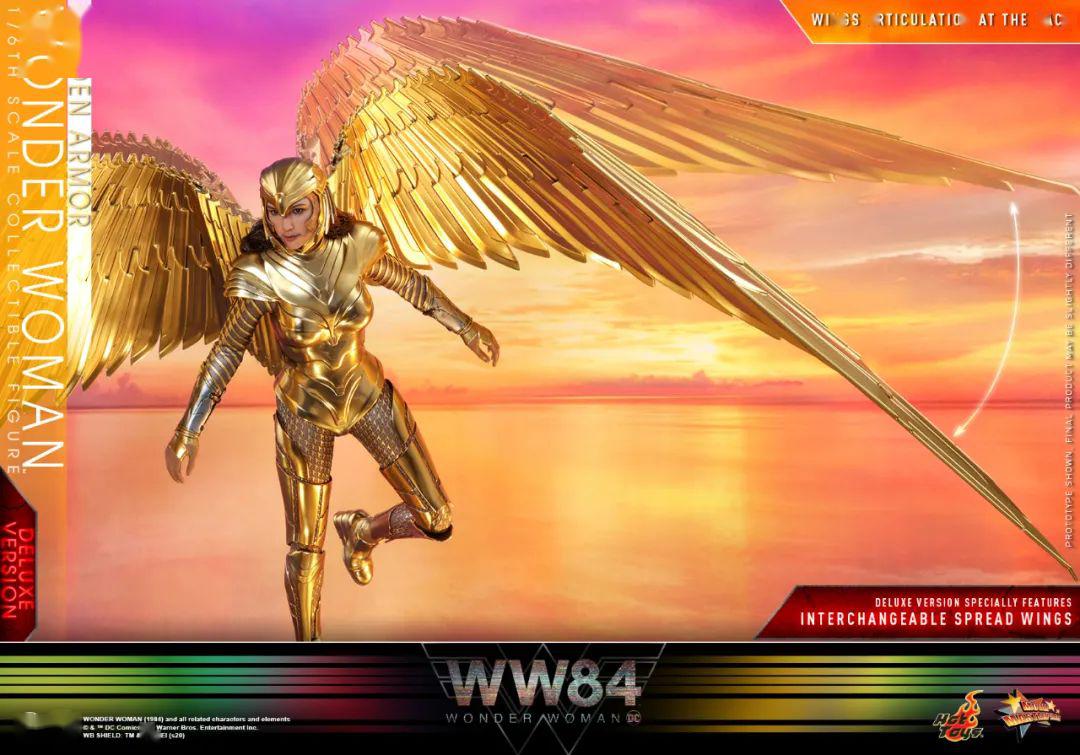 神奇女侠客串维密天使?ht《神奇女侠2》黄金装甲版1:6人偶!