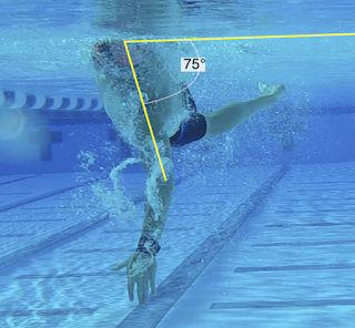 游泳尝试减少呼吸时的转身