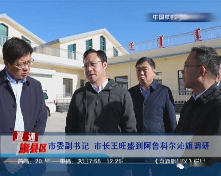 阿鲁科尔沁旗领导于伟东,孟晓冰,魏二利,孟和,斯日古楞,丛日敏,裴焕斌