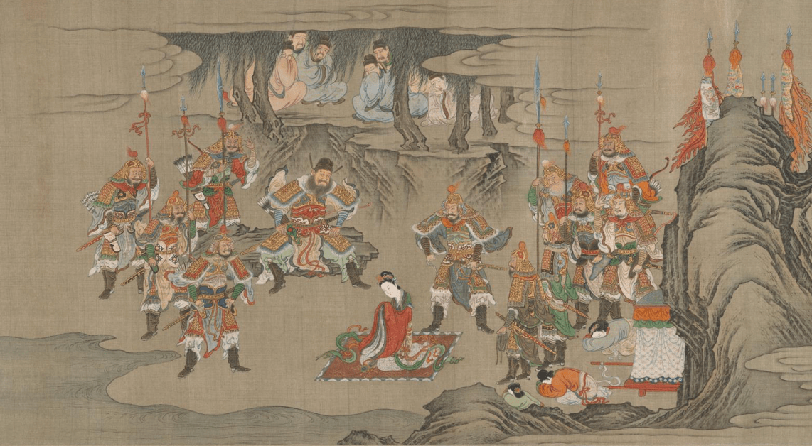 陈尚君日本画师笔下的历史长卷长恨歌图