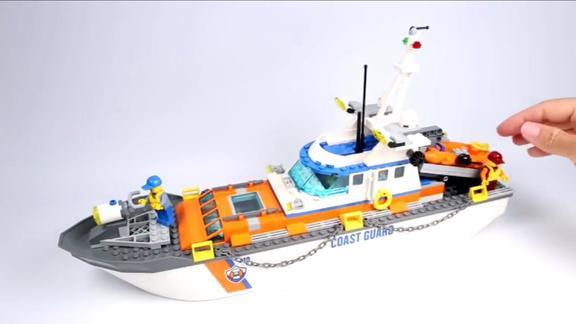 乐高玩具lego60167城市系列海岸警卫队基地男孩子益智积木
