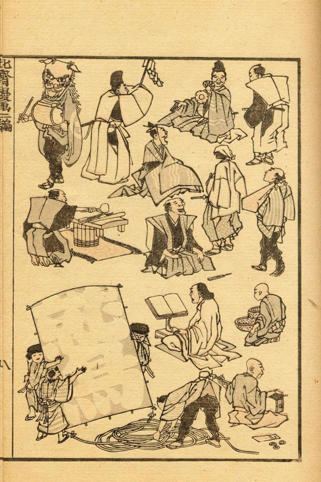 葛饰北斋,他才是日本漫画的鼻祖!这该死的魅力啊!