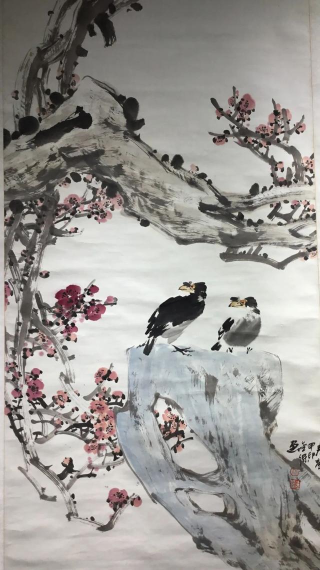 罗金保,1952年生,甘肃天水人,教授,画家.